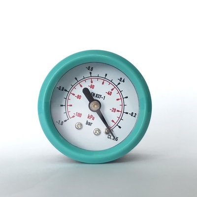 Đồng hồ đo áp suất bằng nhựa 40mm 1 thanh Đồng hồ đo áp suất ở trung tâm ABS
